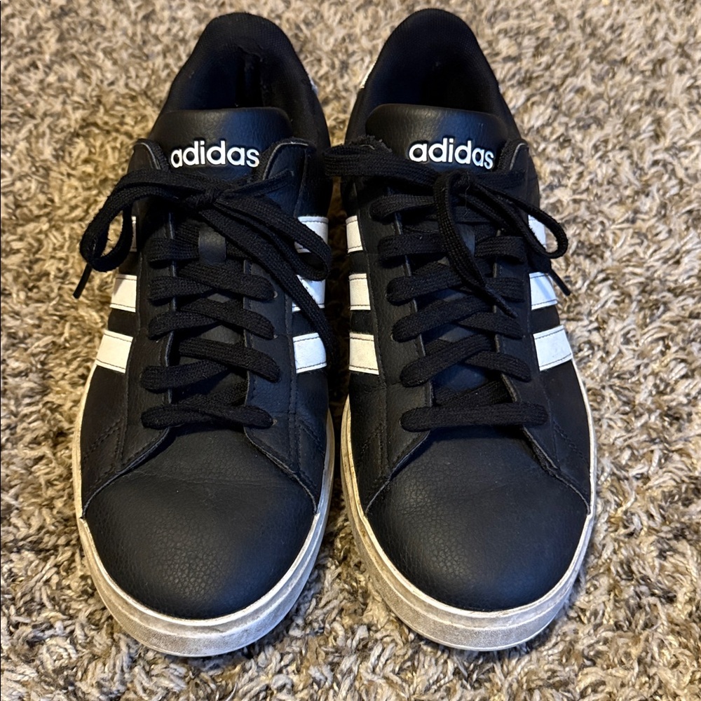 Adidas Grand Court 2.0 Mens size 8.5 Sneakers Black/White